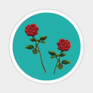 Red Roses Magnet